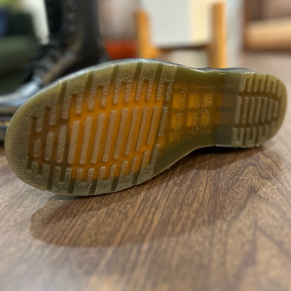 DR MARTENS -1460 SMOOTH LEATHER LACE UP BOOTS BLACK/SMOOTH - Picture 7 of 10